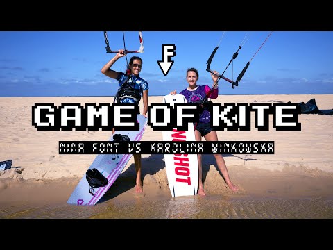 Game of Kite Nina vs Karolina.
