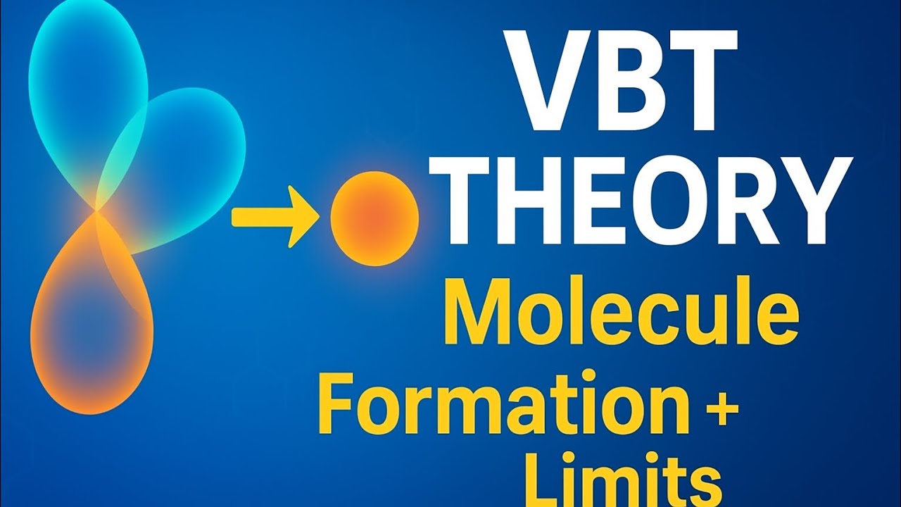 📘 Valence Bond Theory Explained | Molecule Formation & Limitations of ...