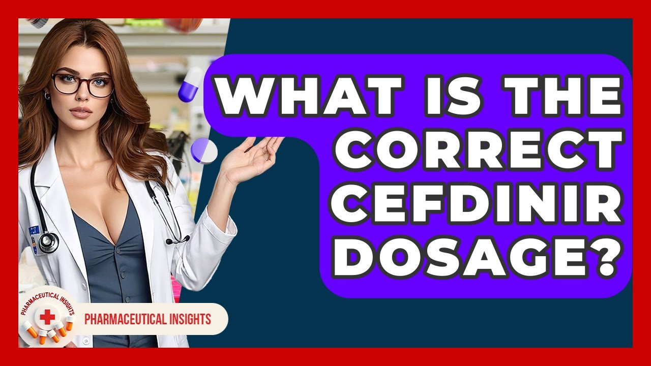 What Is The Correct Cefdinir Dosage? - Pharmaceutical Insights