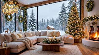 Christmas Background Music🎁Soft Christmas Piano with Fireplace Sounds for Working, Studying, Unwind screenshot 1