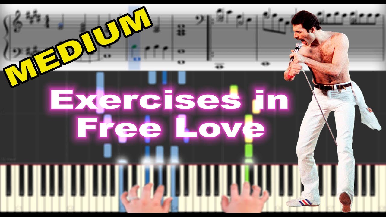 Freddie Mercury Exercises in Free Love Sheet Music & Synthesia