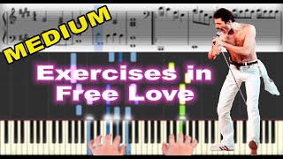 Freddie Mercury - Exercises in Free Love | Sheet Music & Synthesia Piano Tutorial