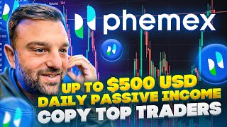 🔥 TRYING COPY TRADING ON PHEMEX!!! 🔷 (ONE-CLICK COPY TRADE FEATURE) USDT PASSIVE INCOME!!!! 💵