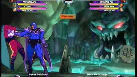 MvC2 Online (360): Great Bobsta (MSP) vs NWH Backstage (Mag/IM/Psy) 35 .:3.1.10:.