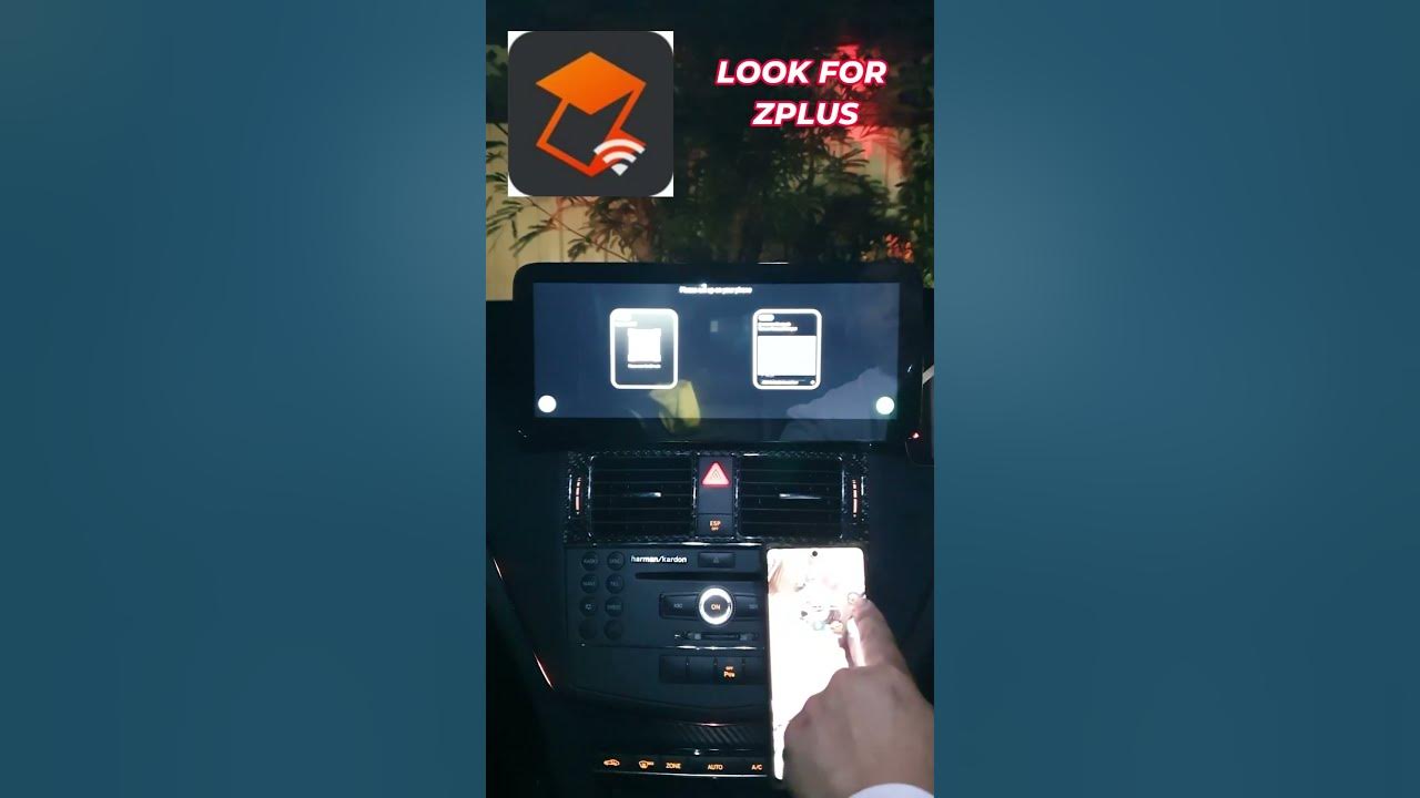 how-to-use-android-screen-zlink-feature-phone-mirrorlink-mercedes-w204