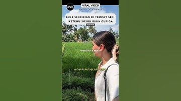 Bule Jalan ditempat Sepi, Curiga Sama Orang Lokal Ini‼️ #reaksibule #shorts #viralvideo