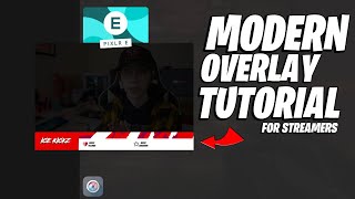 How To Make  A  Modern Webcam Overlay In Pixlr!