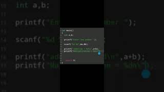 #A1 | How to Write C Program | Basic c language Exercise 2  #shorts #coding #Programming