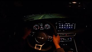 2024 Kia K5 GTLine AWD  POV Night Drive