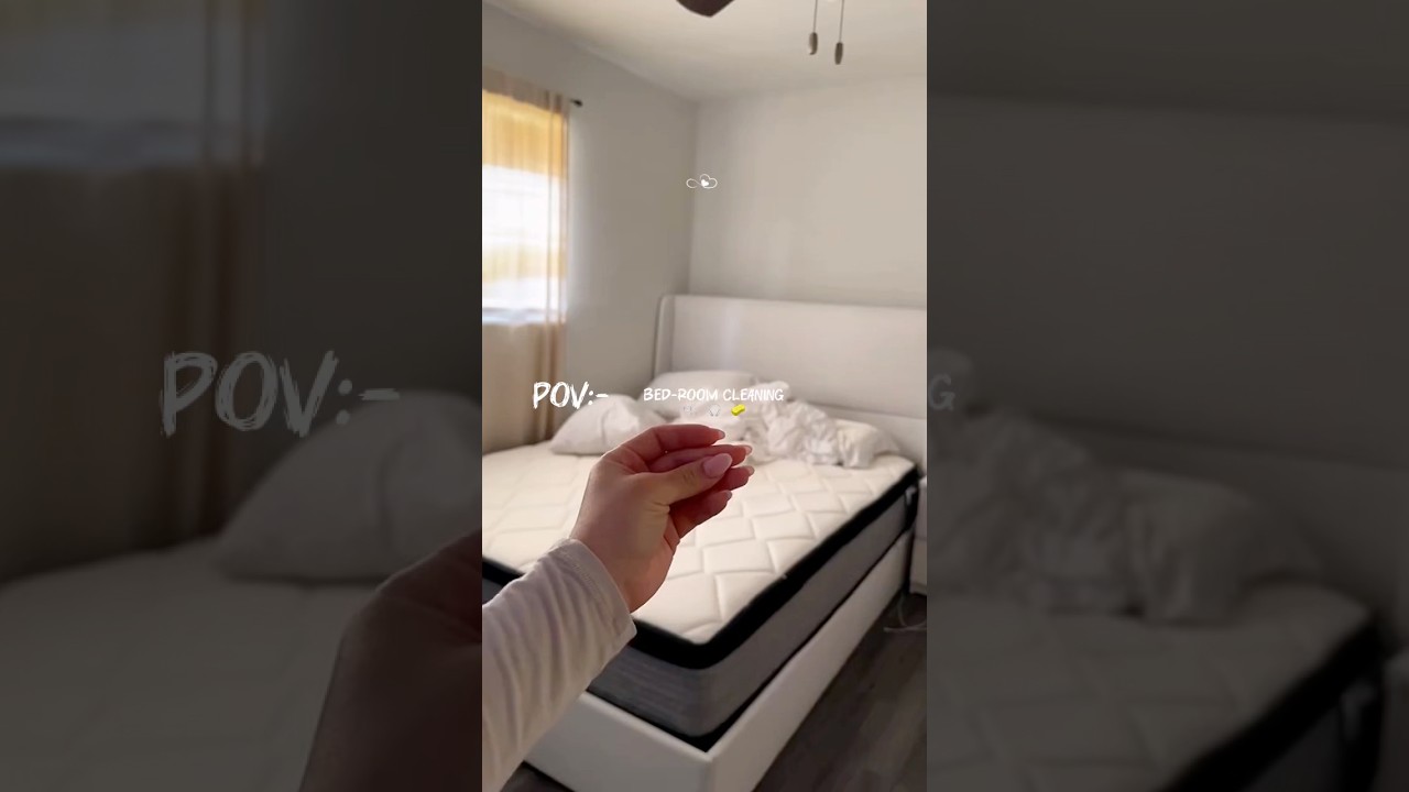 Relaxing Bedroom Cleaning ASMR: Satisfying Sounds for Your Calm 🛏️✨