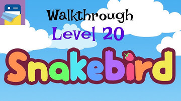 Snakebird: Level 20 Walkthrough & iOS iPhone 6S Gameplay (by Noumenon Games)