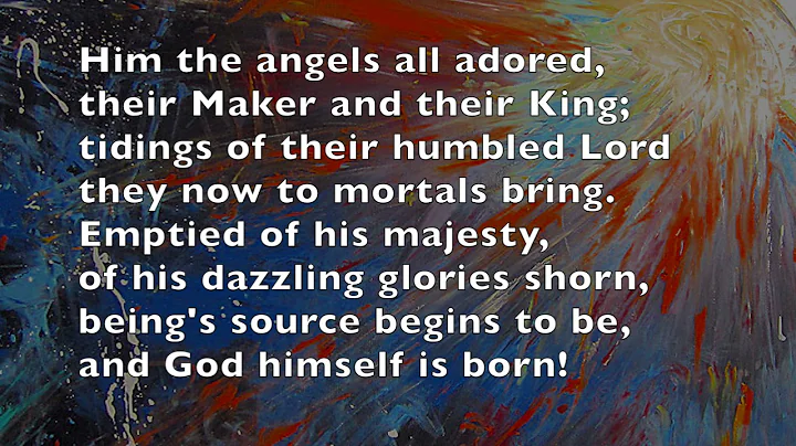 Glory be to God on high (Wesley) - with lyrics