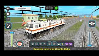 loco Reversal in indian train simulator  iterse station to chennai central #indiantrainsimulator