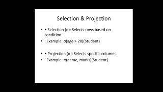 Relational algebra