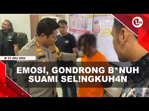 POLISI TANGKAP 'GONDRONG' PELAKU PEMB*NUHAN AKIBAT CINTA SEGITIGA | U-NEWS