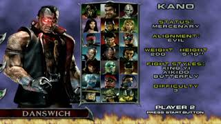 MKWarehouse: Mortal Kombat: Deadly Alliance: Kano
