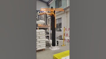 Automatic unpacking & feeding,120-200 Bags/ Hour #palletizer #unpacking #plastic #factory #robot