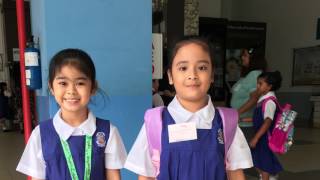 Sophie's First day in Primary School - CHIJ