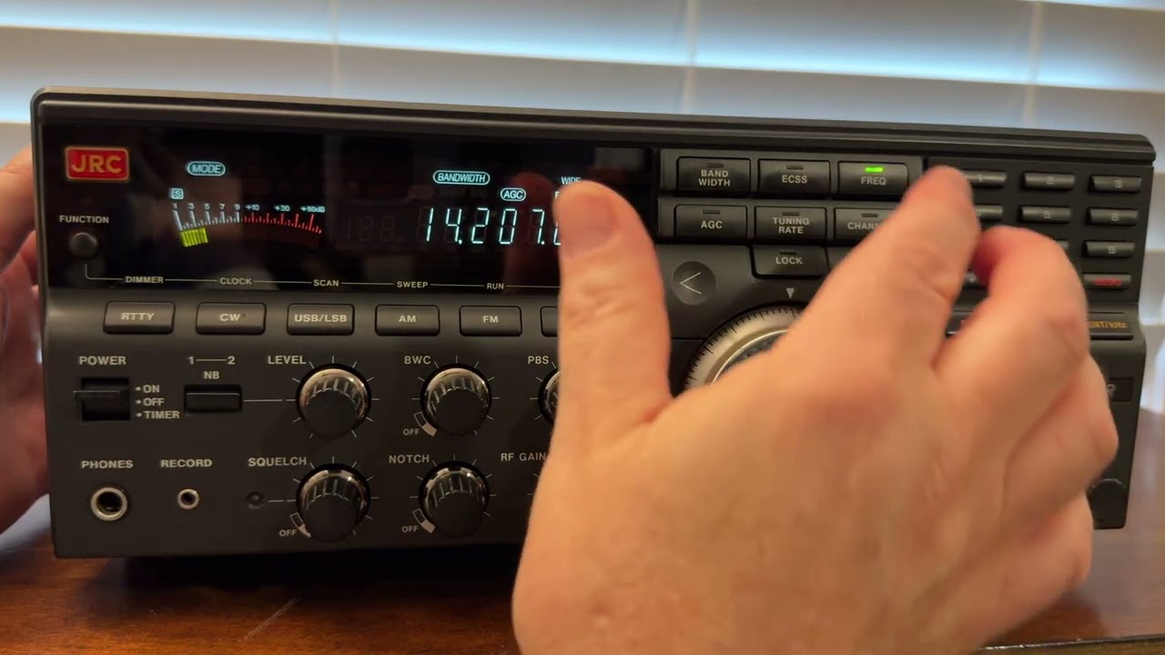 JRC NRD-535 HF Receiver - Upgraded to NRD-535D Specs - YouTube