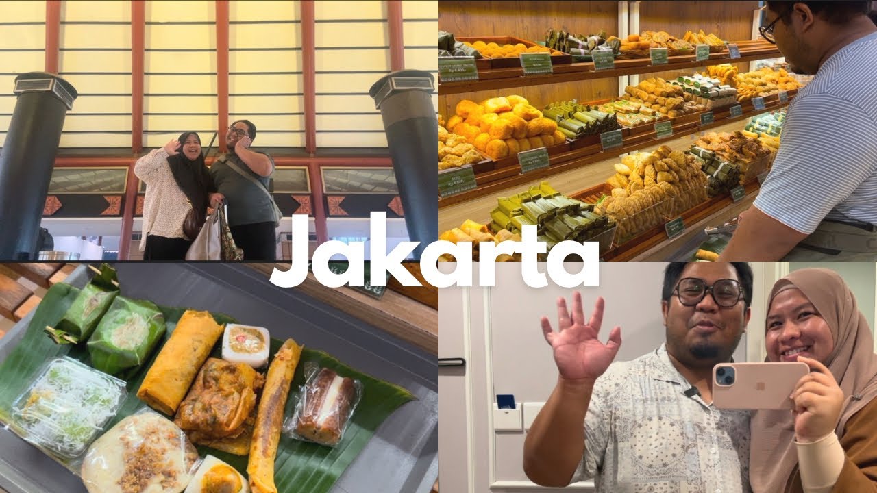 Jakarta Vlog; Day 4. Sari sari is syurga kuih. Free skytrain to Terminal 3 Soekarno Hatta Airport.