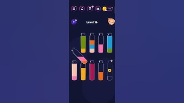 Get color level 16 | Mobile Game |#shorts #bottle #color #game