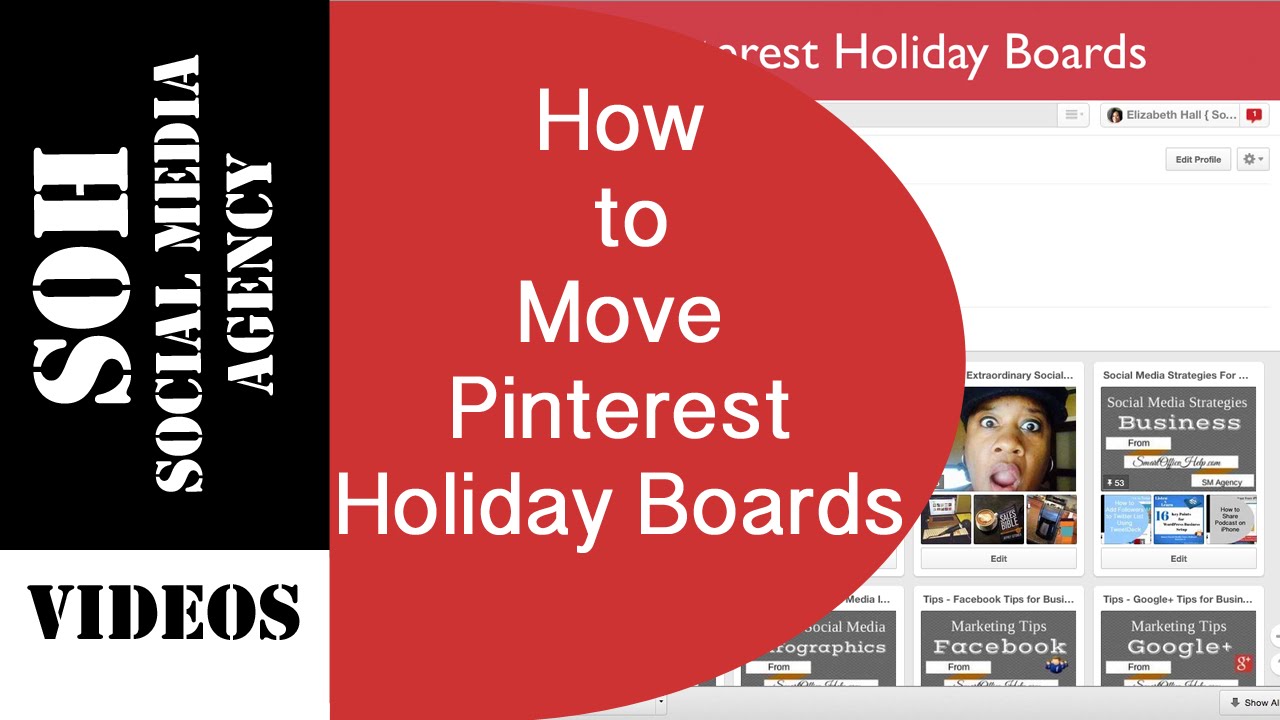 Move Pinterest 2015 Tutorial - How to Move Pinterest Holiday Boards - YouTube