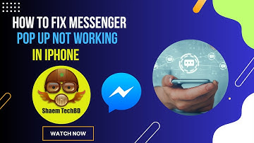 How to Fix Messenger Pop Up Not Working ios ( After New Updates 2023 )