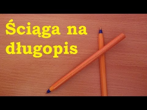 Wideo: Jak Zrobić Długopis?