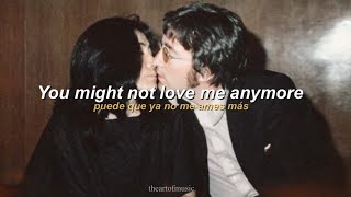 Video thumbnail of "John Lennon; Jealous Guy - Lyrics + Sub Español"