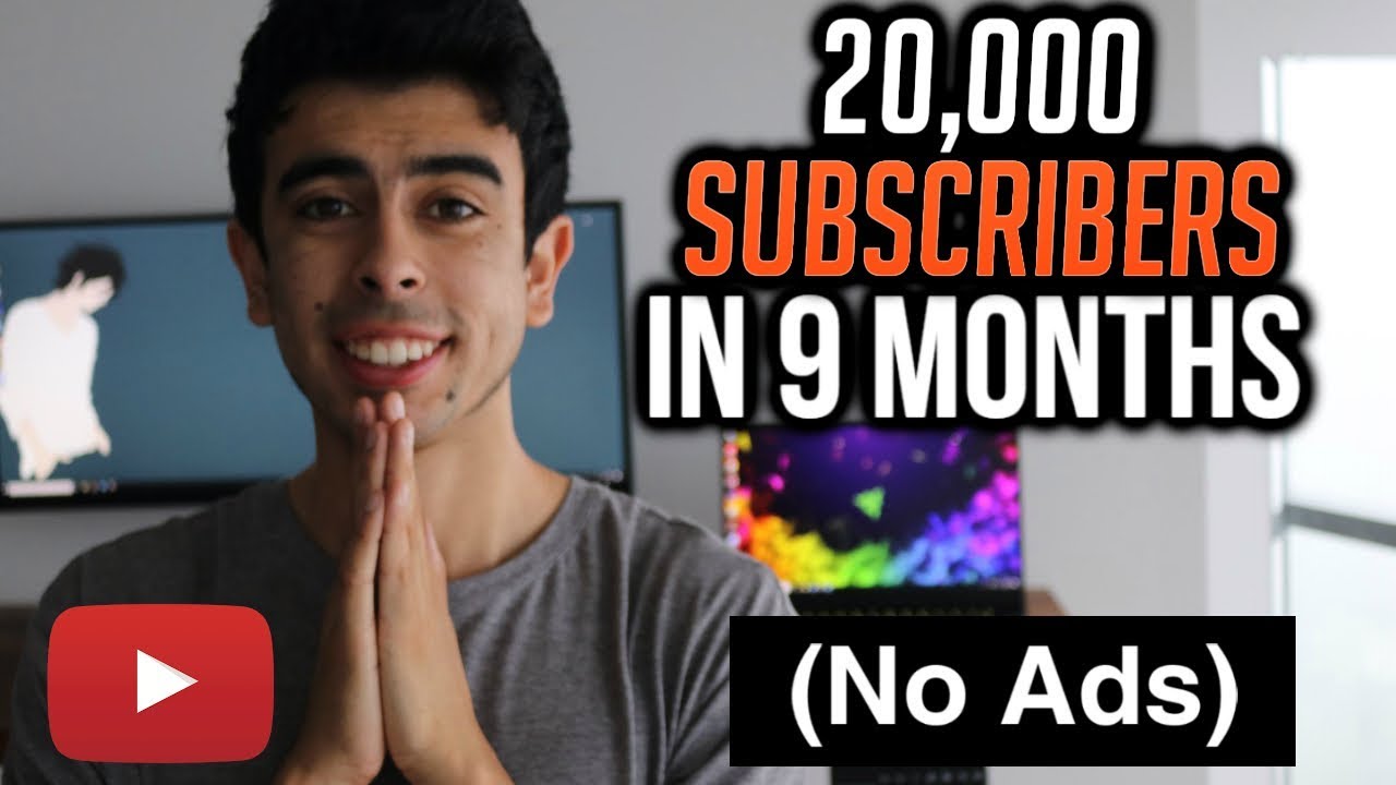 20,000 YouTube Subscribers In 9 Months (How I Did It)