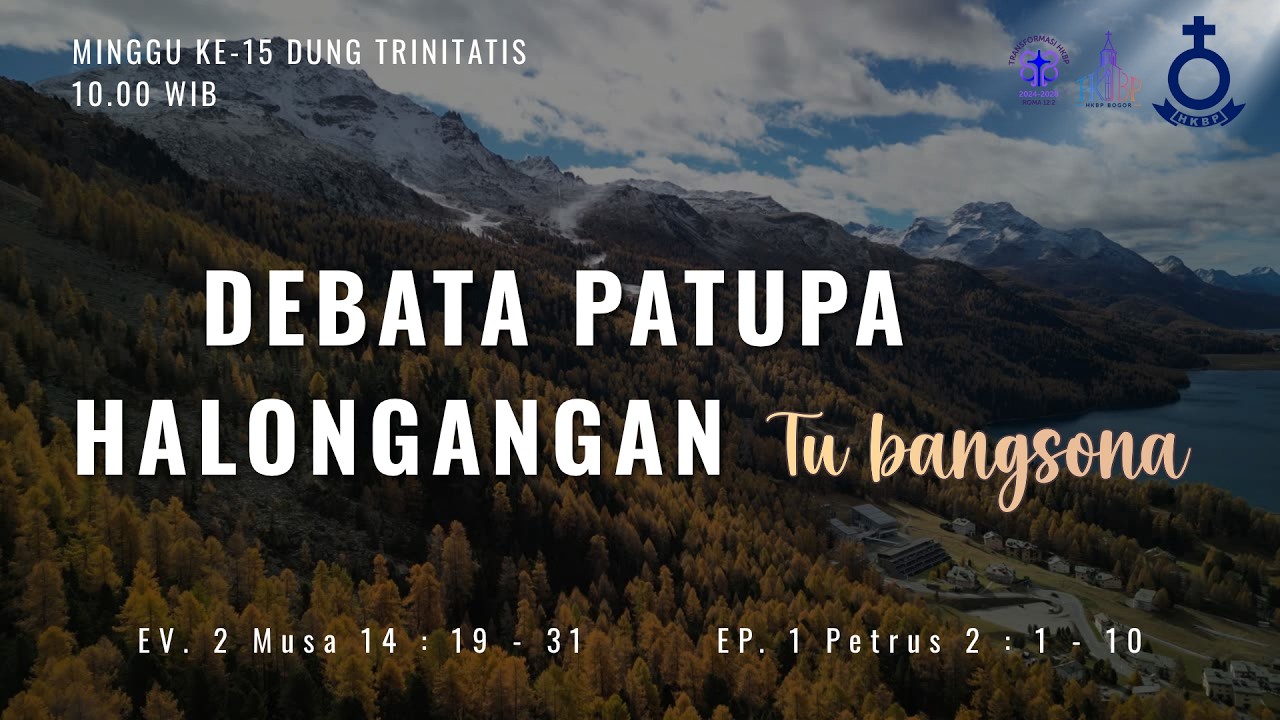 IBADAH MINGGU XV DUNG TRINITATIS | 13 SEPTEMBER 2026 | HKBP BOGOR RESSORT BOGOR