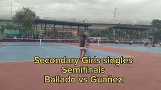 Clraa Meet 2023 Secondary Girls Semifinals Ballado Vs Guañez