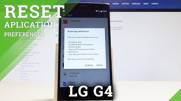 How to Restore App Preferences in LG G4 - Reset App Settings
