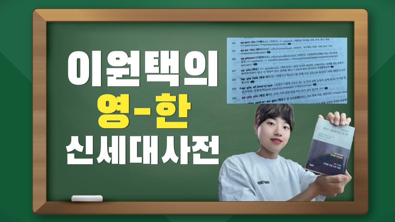 영어사전 직장인 필독서 이원택의 영-한 신세대 사전 English-Korean Newbie Dictionary