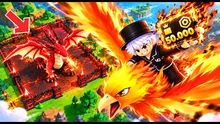 AKU BAKAR RIBUAN ROBUX DEMI UPGRADE BASE MAX DRACONIC DI GAME RIDE A PET ROBLOX