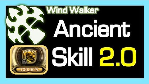 Wind Walker [2.0] Ancient Skill / New Gauge% info (5 skills) / Dragon Nest Korea (2023 July)