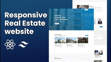 Real Estate website using React js and Tailwind css v 4.1
