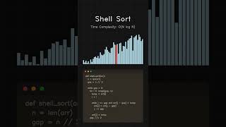 Visualizing Shell Sort in Python 🐚