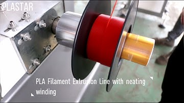 Neat Winding PLA filament extrusion production line for 3D Printing