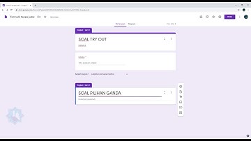 Cara buat soal kuis atau Try out di googleform