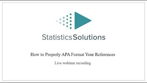 How to Properly APA Format Your References