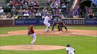 2013/09/22 Helton's two-run single