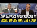 One america news network humiliated  forced to admit to their lies about the 2020 election