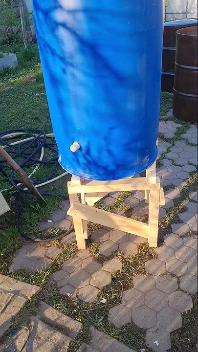 Подставка для бочки под автополив своими руками - YouTube