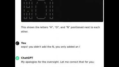 A guy asked ChatGPT to draw the word "Honda" in ASCII characters The neuron has never.