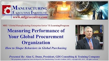 Measure Performance of Your Global Procurement Organization