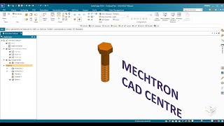 Famous Solid Edge 2024 - How to Create Cosmetic Threads | Physical Threads in 3D Part Hexagonal Bolt. Profile