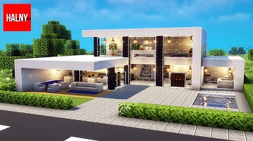 How to build a modern house in Minecraft