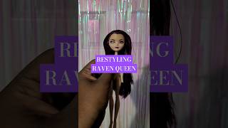 Restyling Ever After High Raven Queen #dolls #everafterhigh #styling