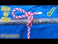 Three secret step by step learn know  how to tie knot